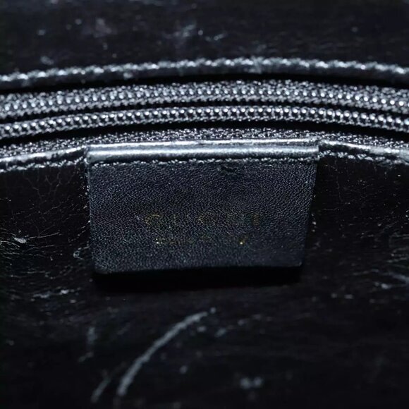 GUCCI Bamboo Hand Bag Leather 2way Brown Gold - Picture 12 of 16